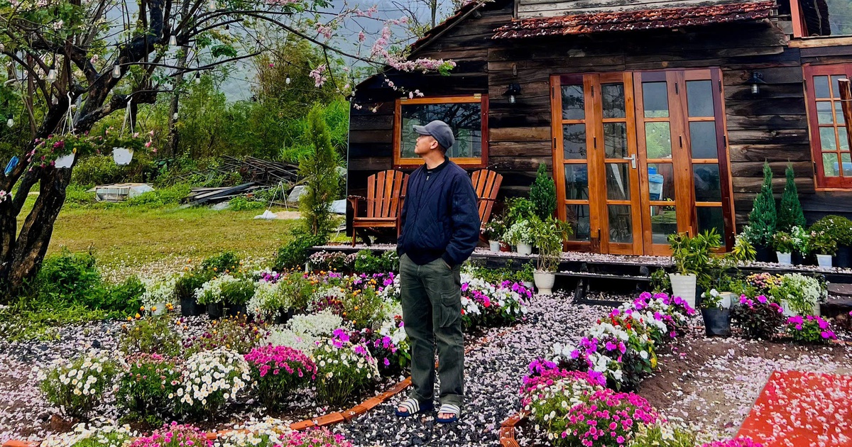 Một khu vườn thơ mộng, ngập tràn hoa lá khiến ai ghé thăm cũng phải trầm trồ