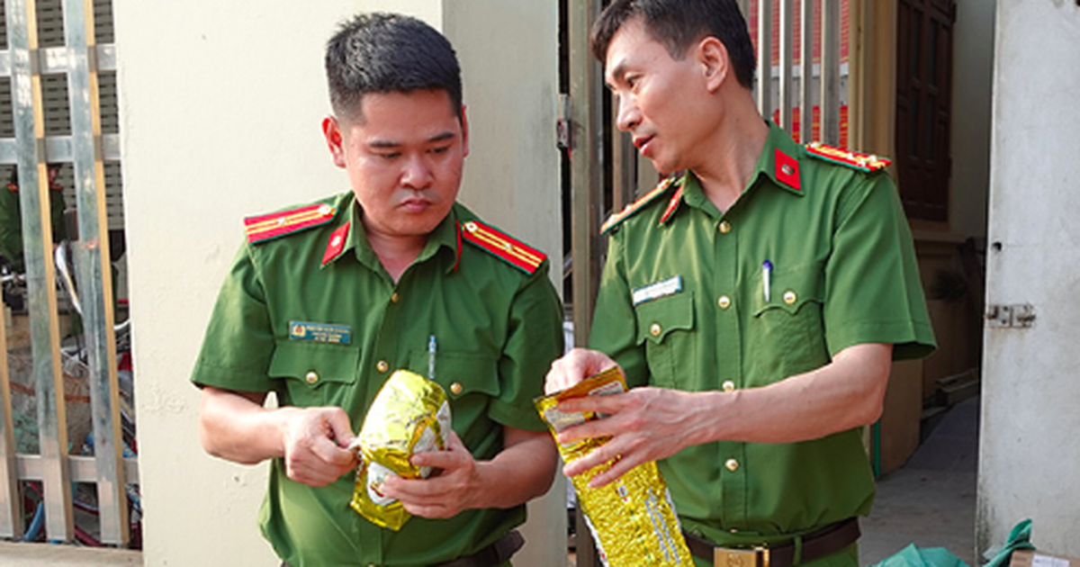 Bắt giam đối tượng giả mạo nhãn hiệu 'chè Thái Nguyên'
