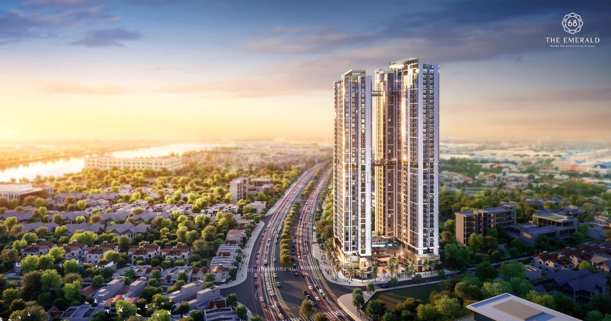 Cư dân tương lai The Emerald 68 lần đầu mục sở thị tổ ấm đang hình thành