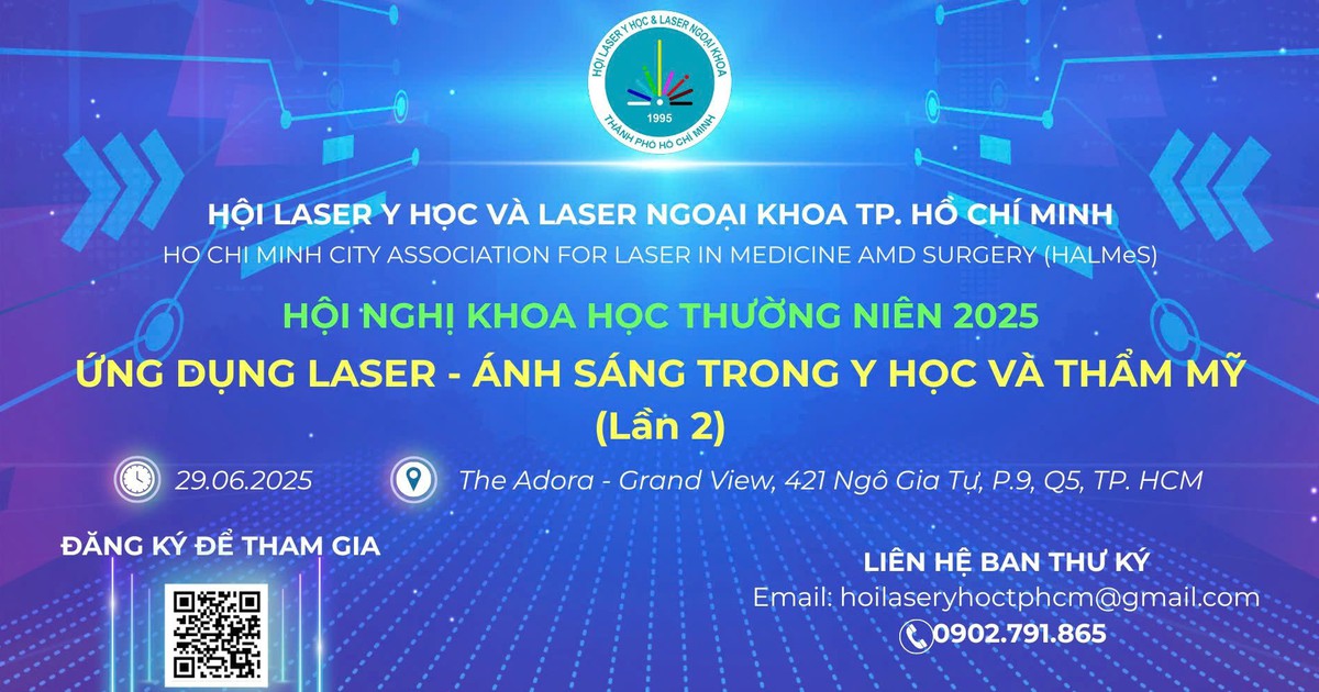 Hội nghị khoa học ‘Ứng dụng laser – ánh sáng trong y học và thẩm mỹ'