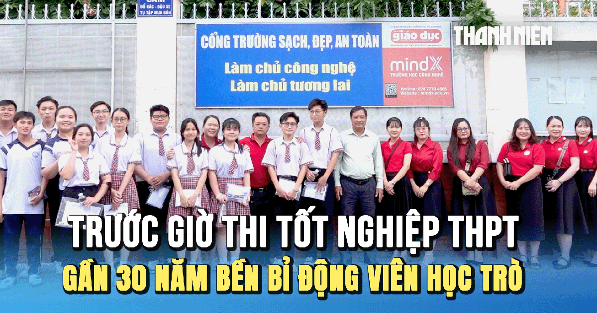 Gần 30 năm bền bỉ động viên học trò trước giờ thi tốt nghiệp THPT