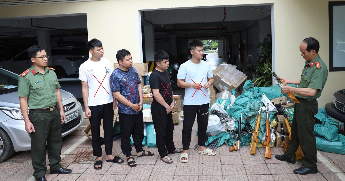 Nhóm thanh niên ở Hà Nội sản xuất súng, bán khắp cả nước