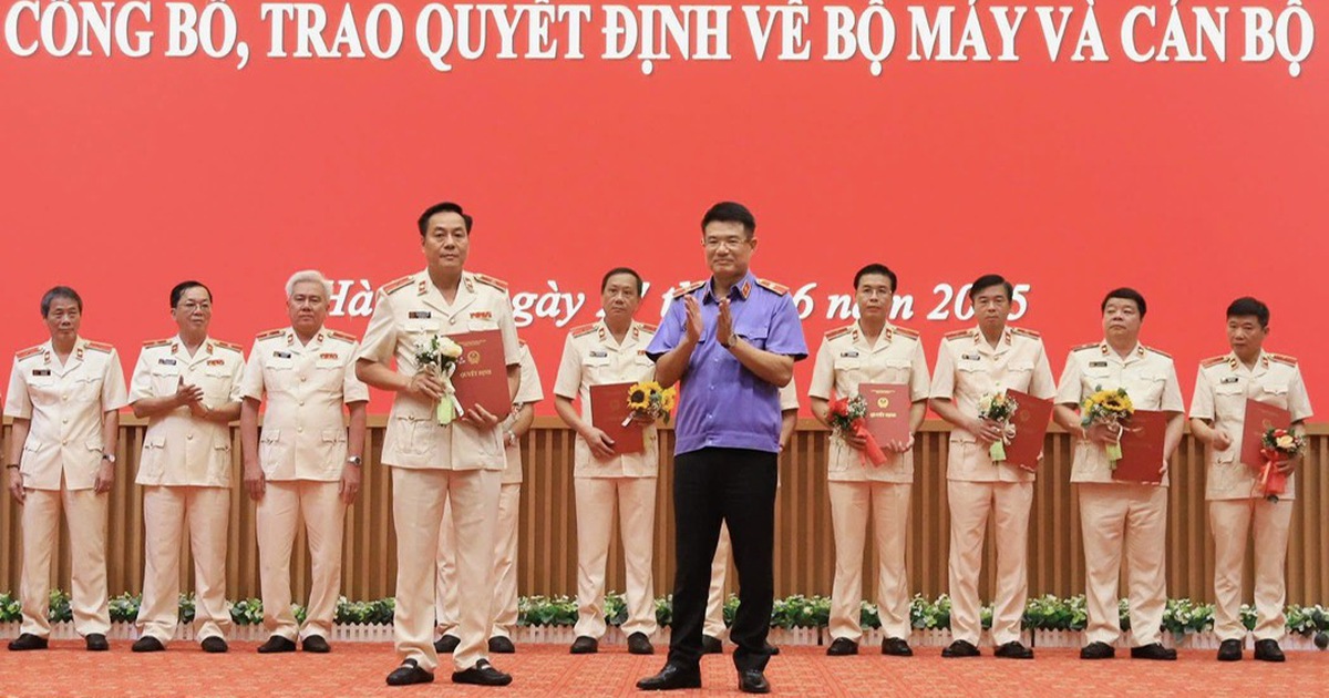 Nhân sự Viện Công tố và kiểm sát xét xử phúc thẩm tại Hà Nội, Đà Nẵng, TP.HCM