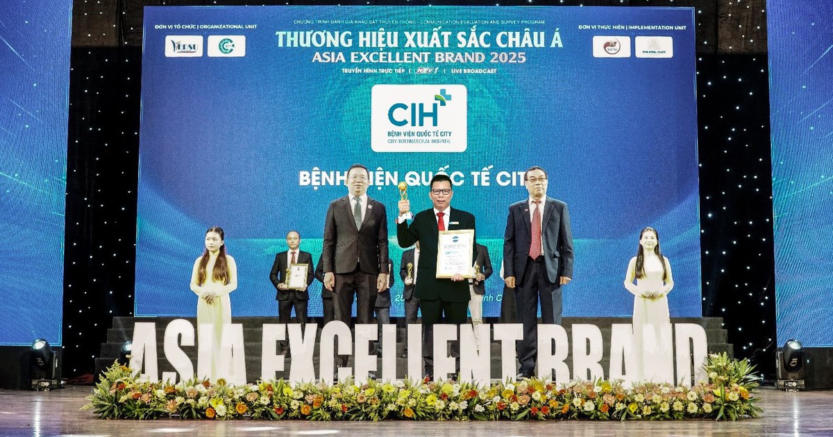 Bệnh viện Quốc tế City vinh dự đạt ‘Top 10 thương hiệu xuất sắc châu Á 2025’