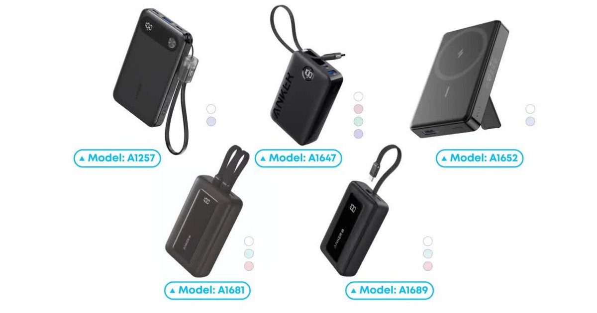 Anker thu hồi khẩn cấp 5 mẫu pin dự phòng trên toàn cầu