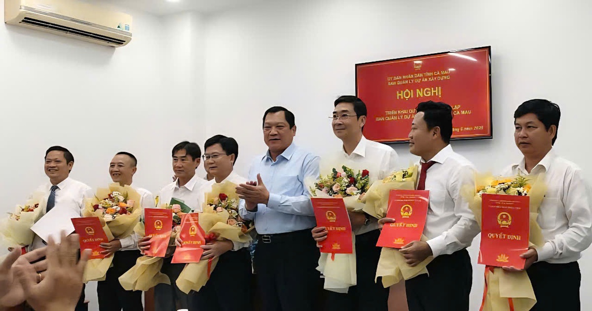 Ông Trịnh Thanh Sang làm Giám đốc Ban Quản lý dự án xây dựng tỉnh Cà Mau