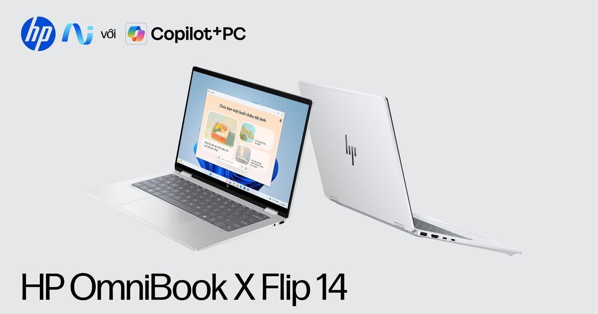 HP trình làng OmniBook X Flip 14: Trải nghiệm Next-Gen AI chạm tay chuẩn sống bứt phá
