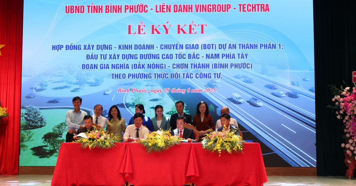 Cao tốc Gia Nghĩa - Chơn Thành sẽ thu phí trong 29 năm 4 tháng