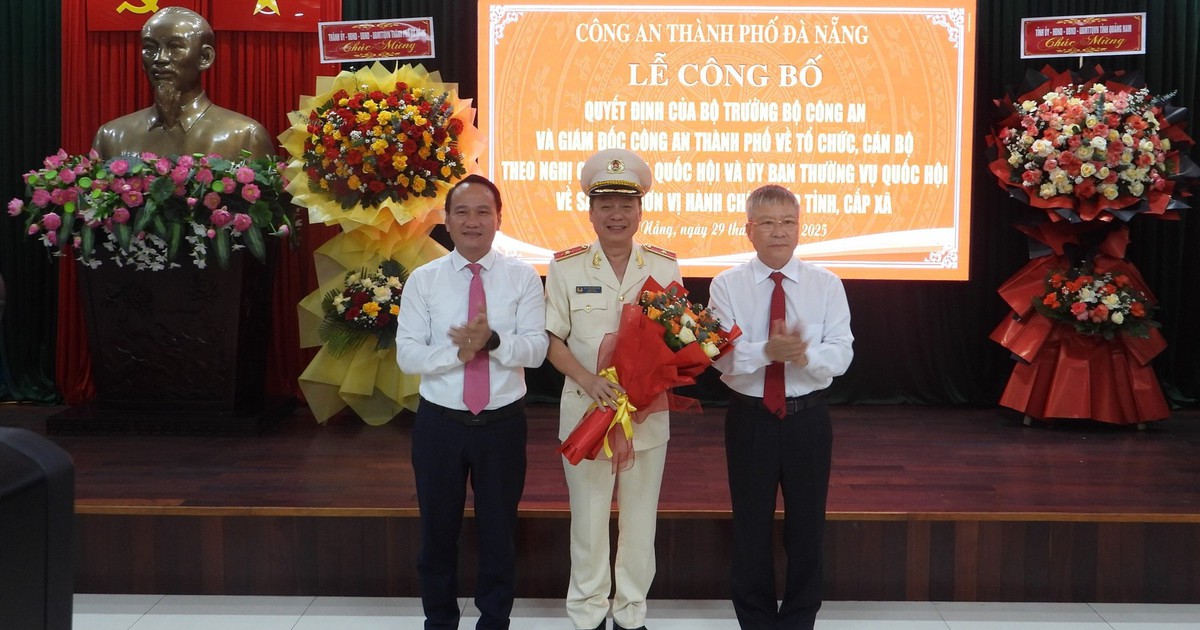 Giám đốc Công an Quảng Nam làm Giám đốc Công an TP.Đà Nẵng sau sáp nhập