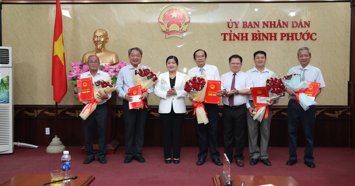 Bình Phước có 17 lãnh đạo nghỉ hưu trước tuổi theo quy định mới