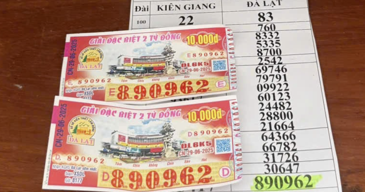 Xổ số miền Nam 29.6: Vợ chồng Bạc Liêu trúng độc đắc 4 tỉ, nhận 600 triệu tiền mặt