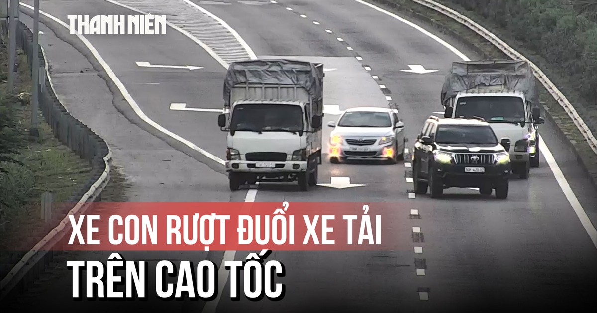 Tài xế xe con 'ép' 2 xe tải trên cao tốc vì nghi ăn gian sắt vụn