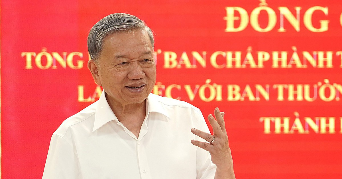 Tổng Bí thư Tô Lâm: Nhân dân rất hào hứng chờ thời khắc 1.7