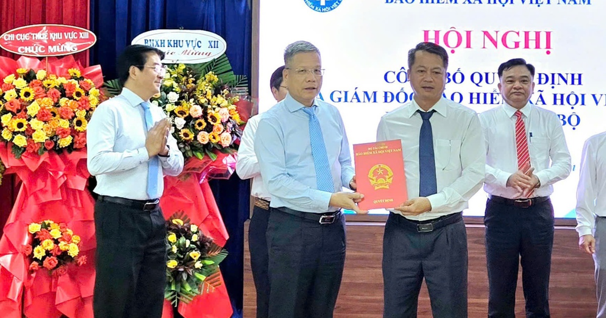 Điều động, bổ nhiệm ông Nguyễn Mạnh Tú giữ chức Giám đốc BHXH khu vực 24