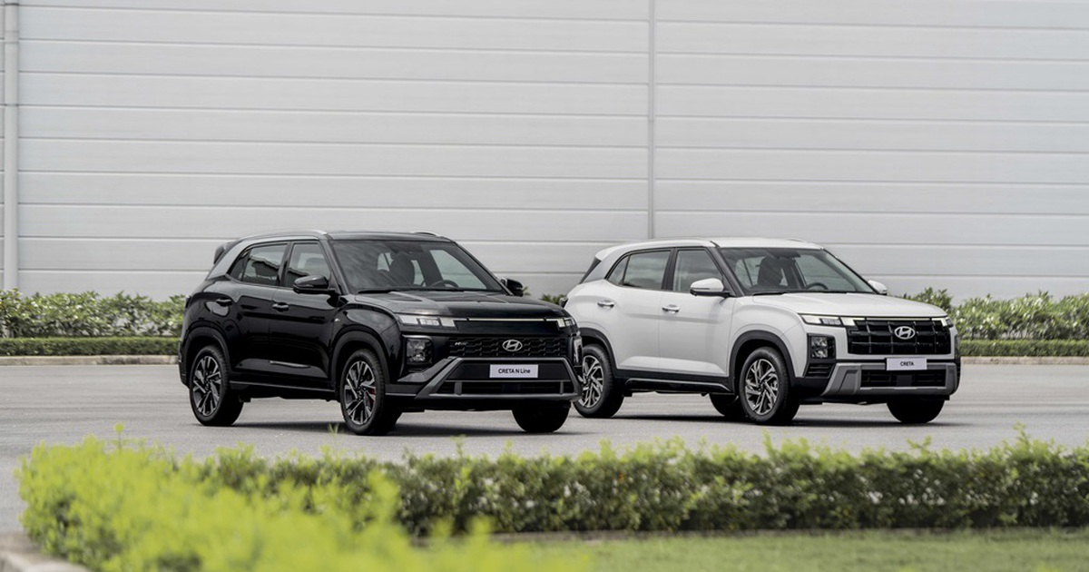 Hyundai Creta 2025 tại Việt Nam có 4 phiên bản, giá tăng nhẹ