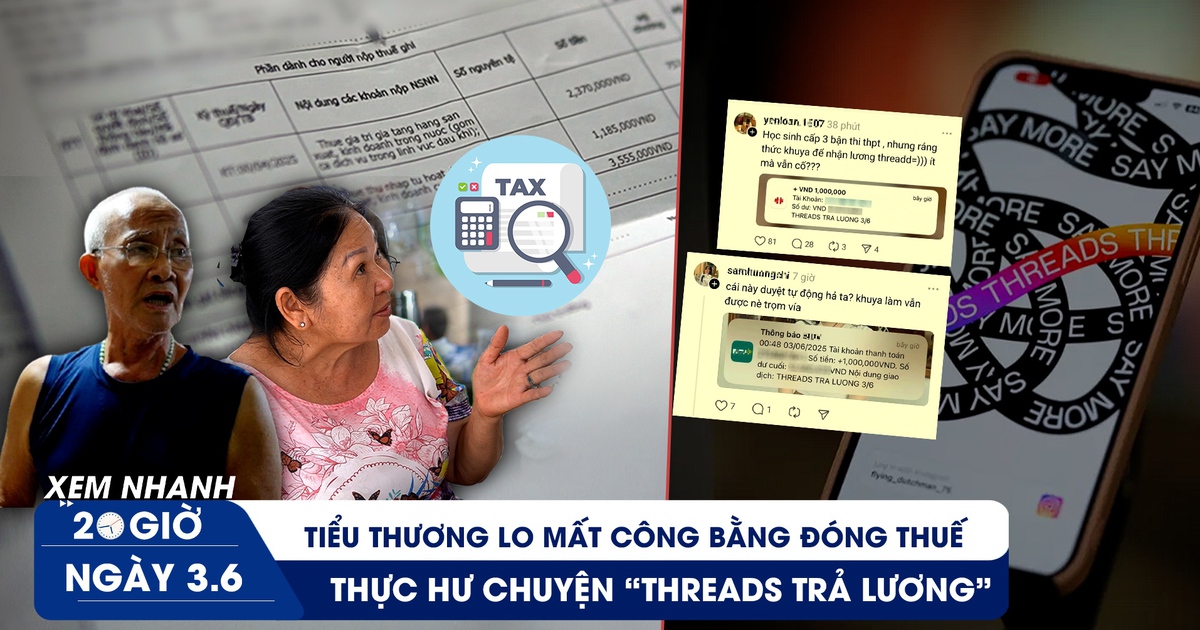 Xem nhanh 20h ngày 3.6: Đề nghị công an điều tra vụ Công ty C.P bị tố bán thịt bẩn | Thực hư ‘Threads trả lương’ Xem nhanh 20h ngày 3.6: Đề nghị công an điều tra vụ Công ty C.P bị tố bán thịt bẩn | Thực hư ‘Threads trả lương’