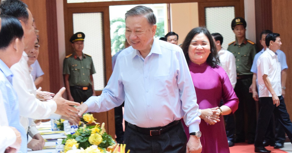Tổng Bí thư Tô Lâm làm việc với lãnh đạo Bến Tre, Trà Vinh, Vĩnh Long