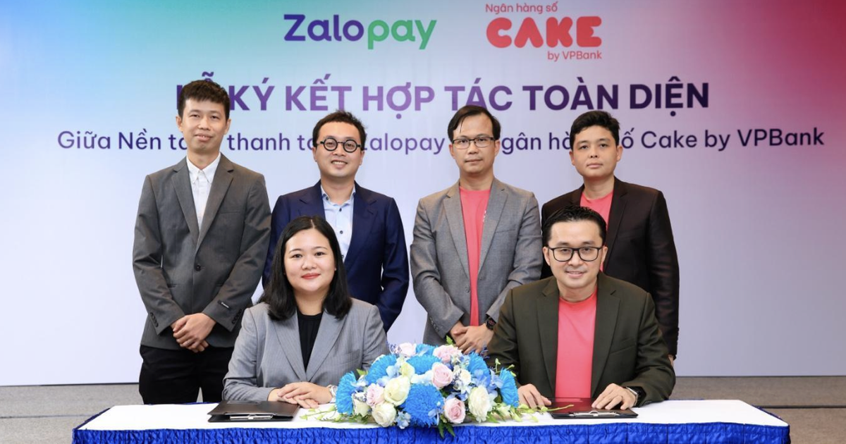 Zalopay và Ngân hàng số Cake by VPBank hợp tác triển khai các giải pháp tài chính