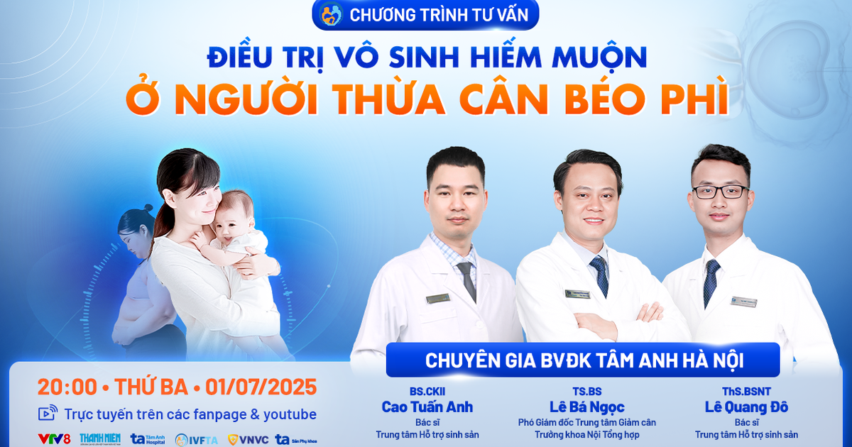Giải pháp điều trị vô sinh hiếm muộn ở người thừa cân, béo phì
