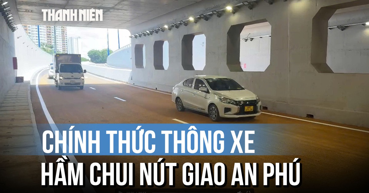 Cận cảnh hầm chui tại nút giao lớn nhất TP.HCM ngày thông xe