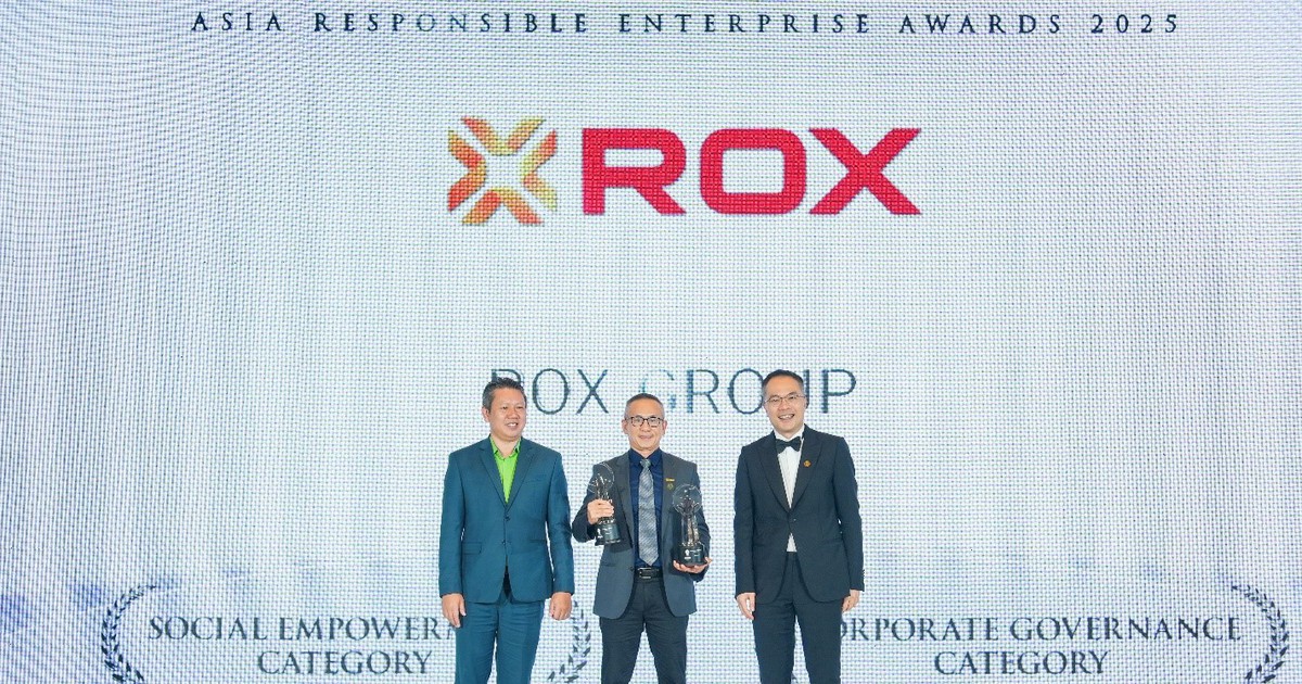 Sáng tạo trong quản trị và CSR, ROX Group được vinh danh tại AREA 2025