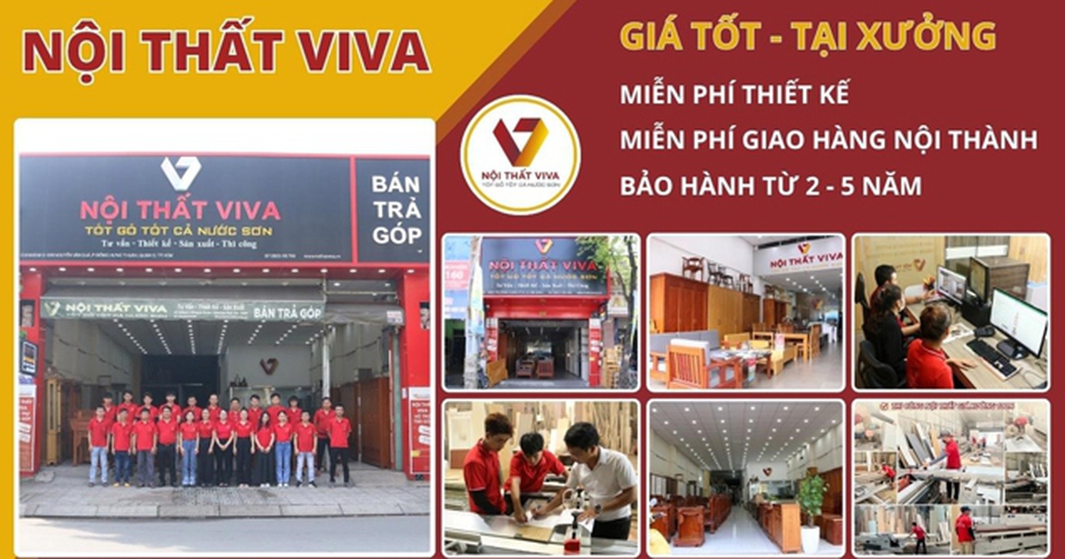 Nội thất Viva thiết kế thi công nội thất đồ gỗ chuẩn xưởng đến triệu gia đình