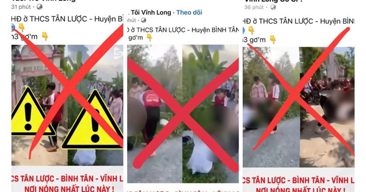 Nhà trường nói gì về 2 clip nữ sinh ở Vĩnh Long bị đánh hội đồng?