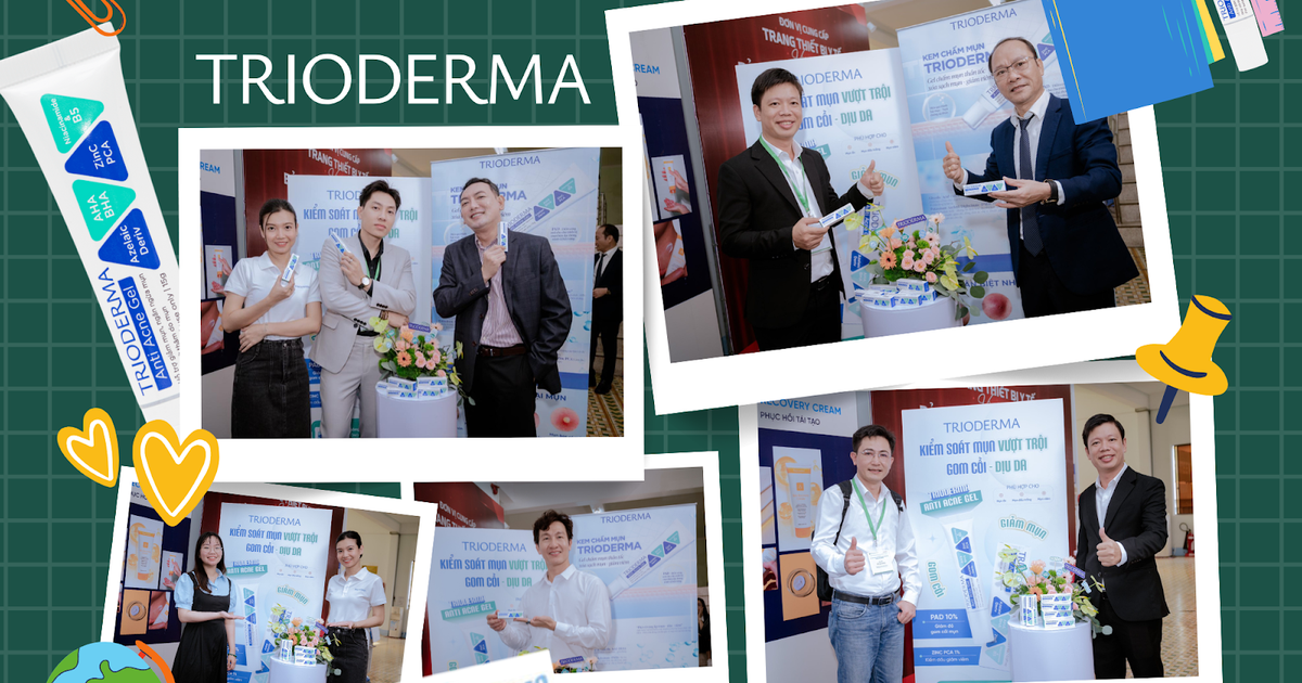 Trioderma tặng 200 quà ‘xịn’ tại hội thảo ở Đại học Y khoa Phạm Ngọc Thạch