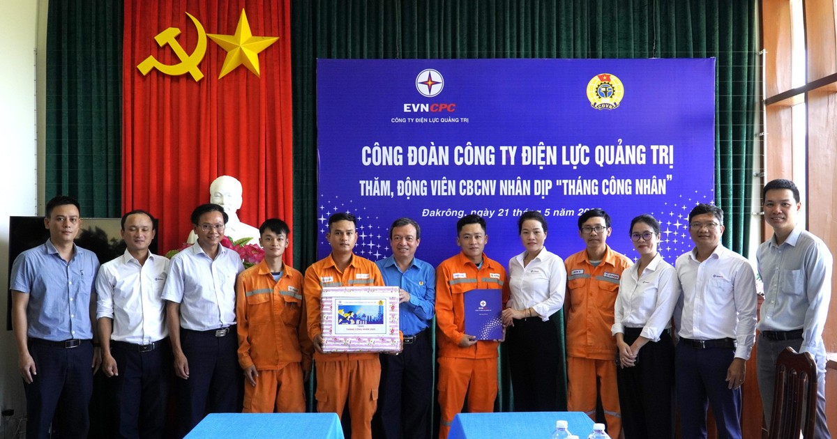 Công ty Điện lực Quảng Trị chăm lo cho người lao động trong Tháng công nhân