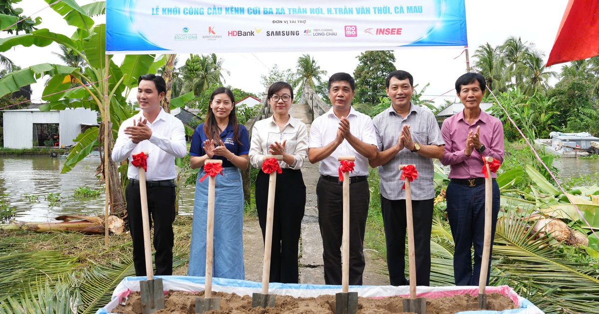 Báo Thanh Niên khởi công cầu giúp bà con ở nơi cuối cùng bản đồ Việt Nam