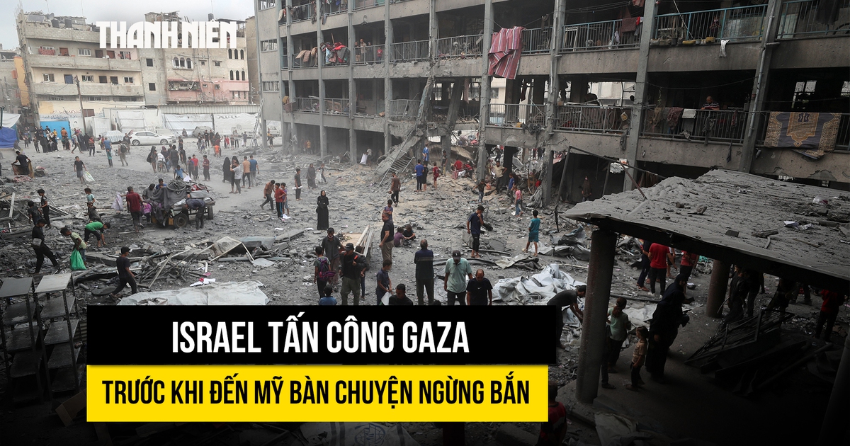 Israel giết 60 người Gaza trước khi đến Mỹ bàn chuyện ngừng bắn