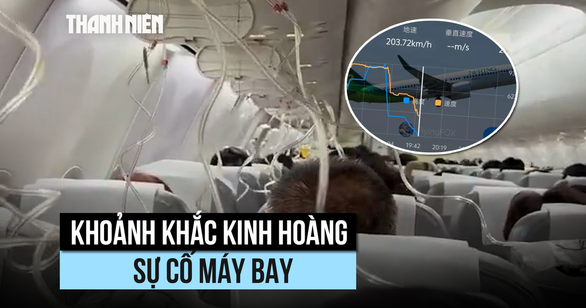 Máy bay lao xuống khẩn cấp, hành khách cảm nhận lằn ranh sinh tử