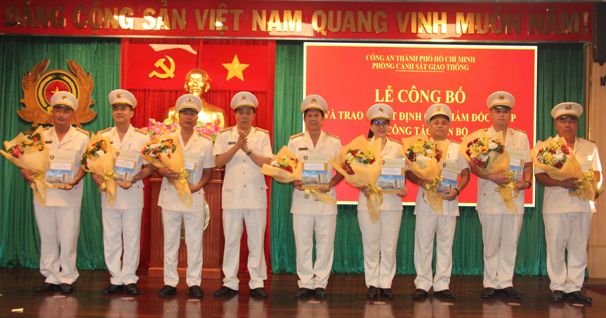 Phòng CSGT Công an TP.HCM có 38 đội, trạm: Đại tá Trần Trung Hiếu làm Trưởng phòng