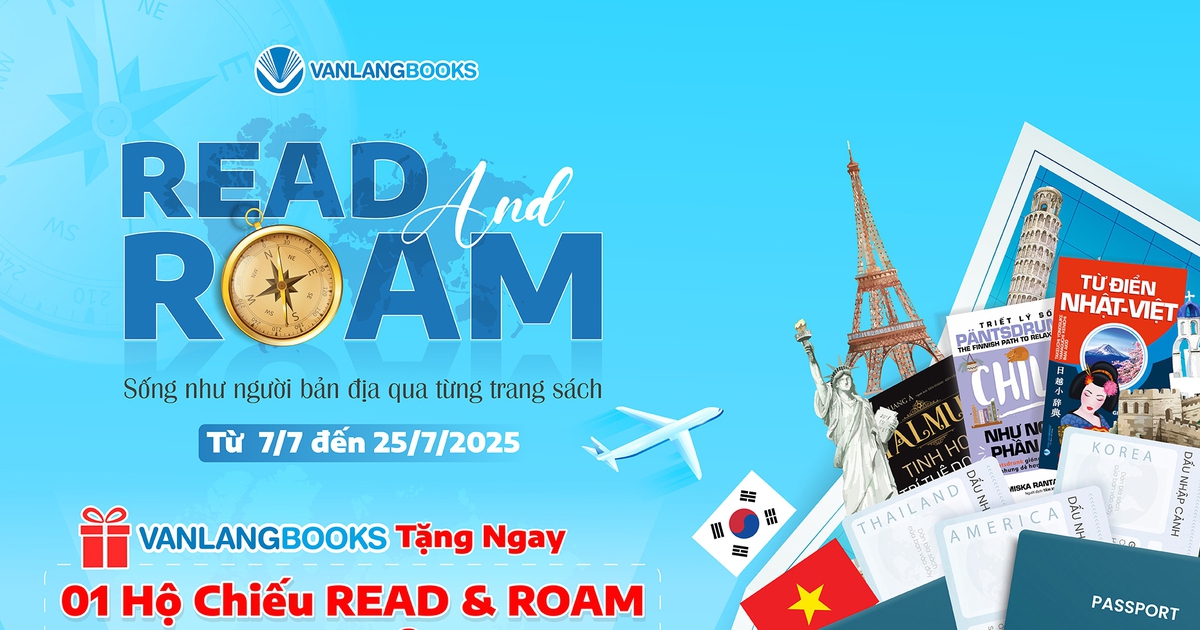 Read & Roam - Sống như người bản địa qua từng trang sách quốc tế tại Vanlangbooks