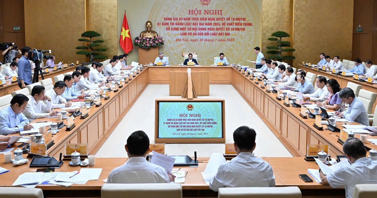 Chính phủ họp bàn sửa luật Đất đai 2024