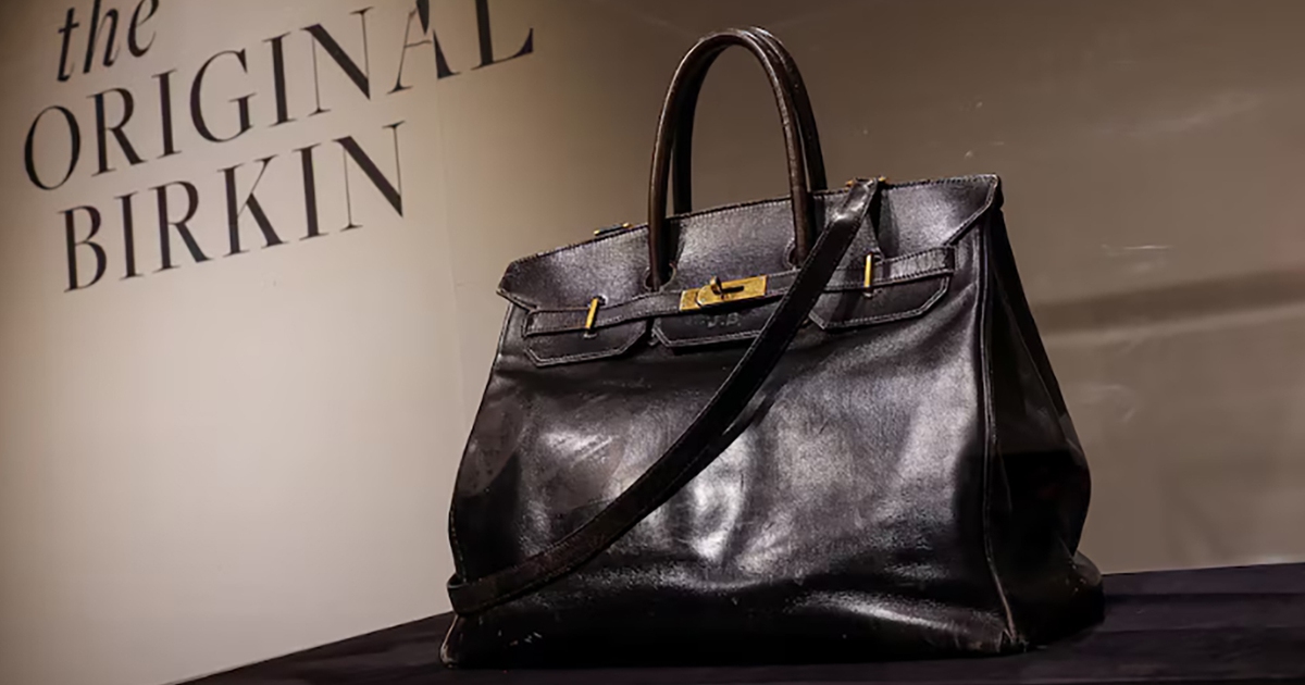 Túi Hermès của Jane Birkin bán đấu giá hơn 260 tỉ đồng
