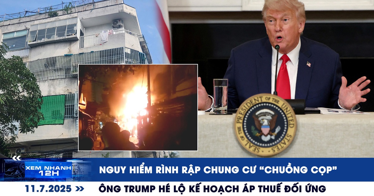 Xem nhanh 12h: Nguy hiểm rình rập chung cư 'chuồng cọp' | Ông Trump hé lộ kế hoạch áp thuế đối ứng