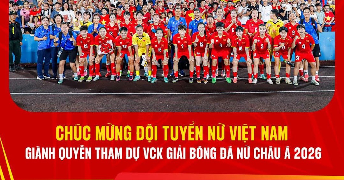 AFC tặng ‘quà đặc biệt’ chúc mừng đội tuyển nữ Việt Nam, ca ngợi VFF và sân Việt Trì