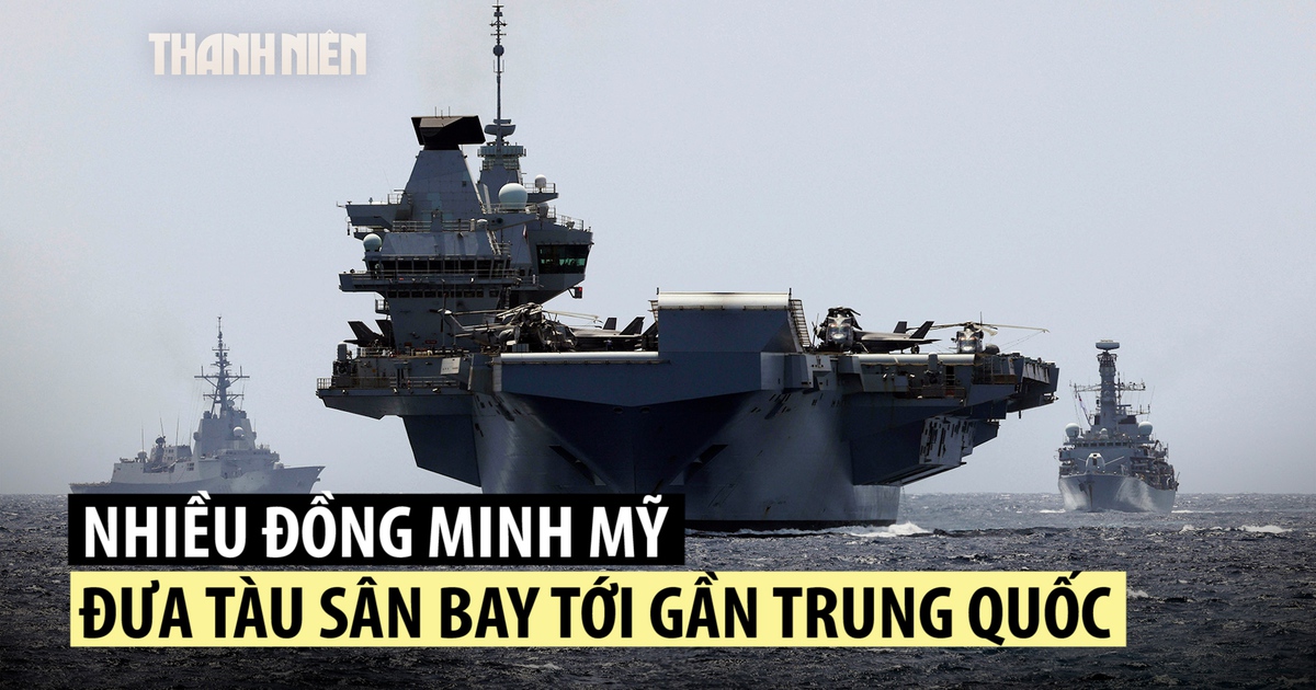 Đồng minh Mỹ đưa tàu sân bay đến gần Trung Quốc Đồng minh Mỹ đưa tàu sân bay đến gần Trung Quốc