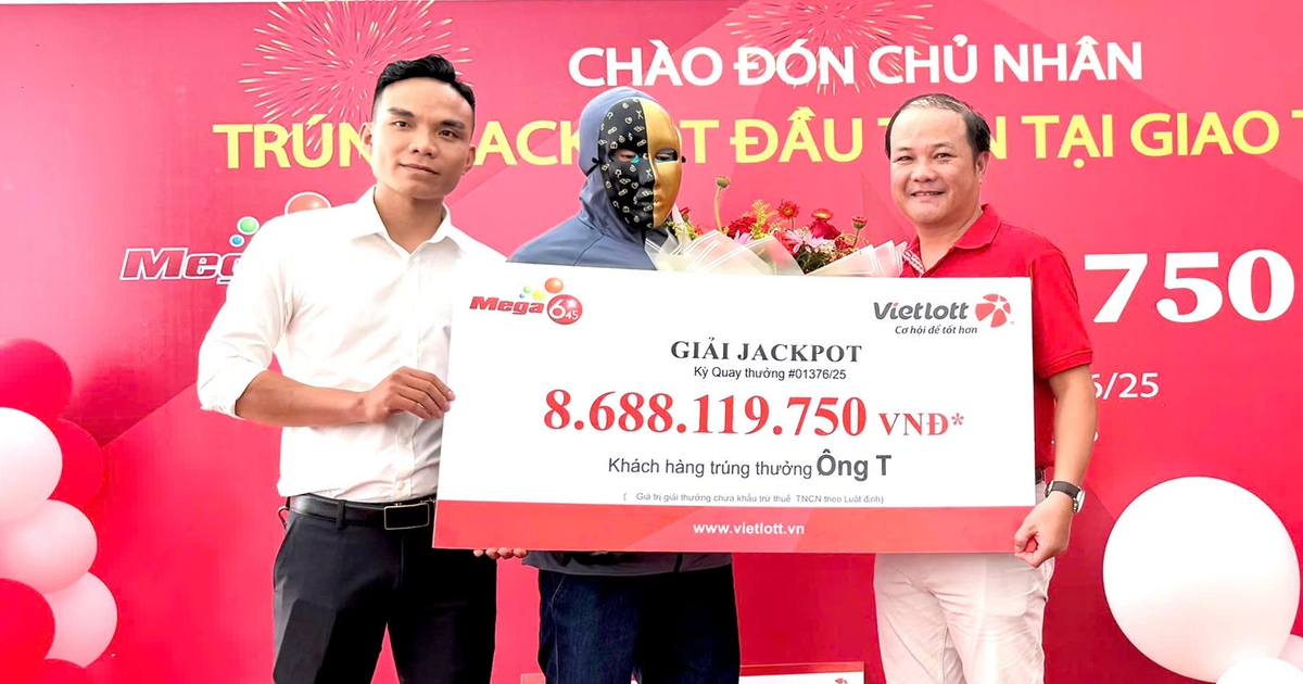 Mua 1 d&atilde;y số suốt 8 năm, người đ&agrave;n &ocirc;ng ở Ninh B&igrave;nh tr&uacute;ng Vietlott 8,6 tỉ