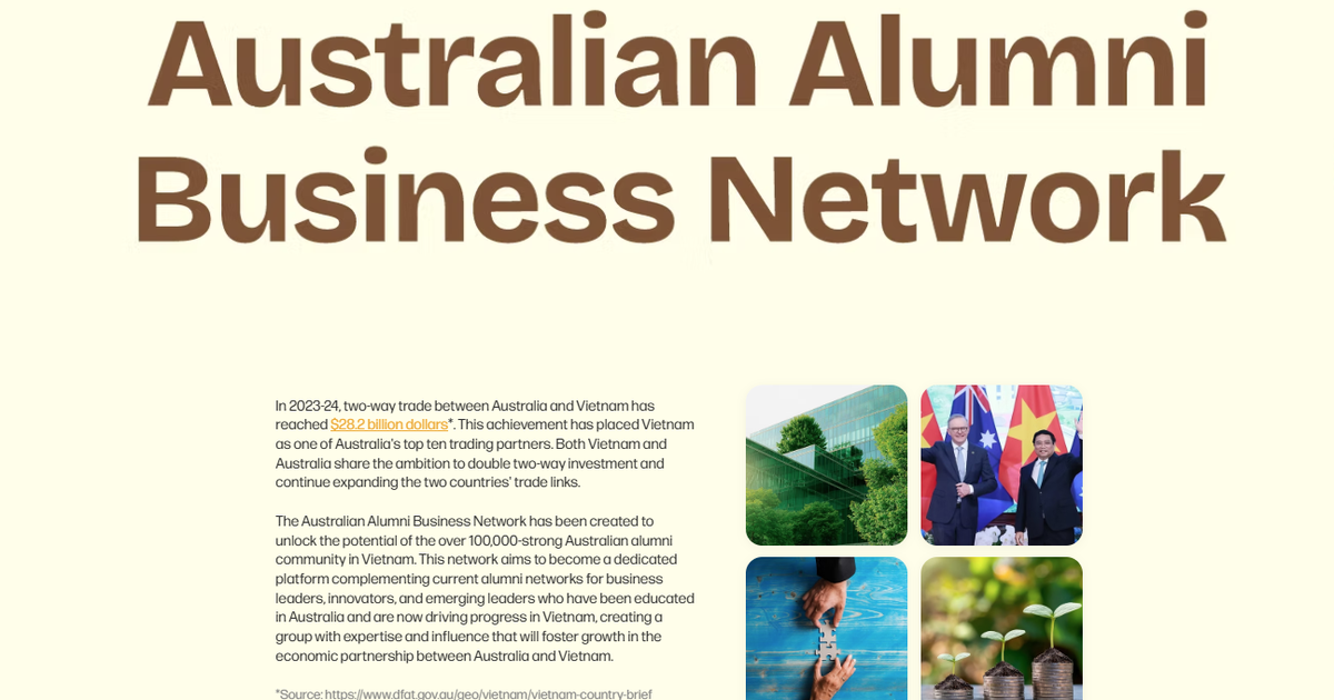 &Uacute;c mở mạng lưới doanh nh&acirc;n cựu du học sinh, tăng kết nối kinh tế Việt &ndash;&Uacute;c