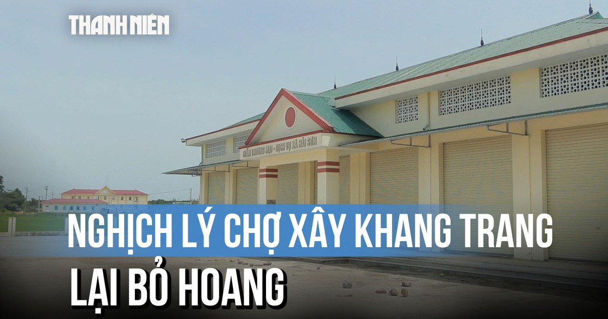 Nghịch lý chợ xây khang trang lại bỏ hoang: Tiểu thương mong giảm giá đấu lô quầy