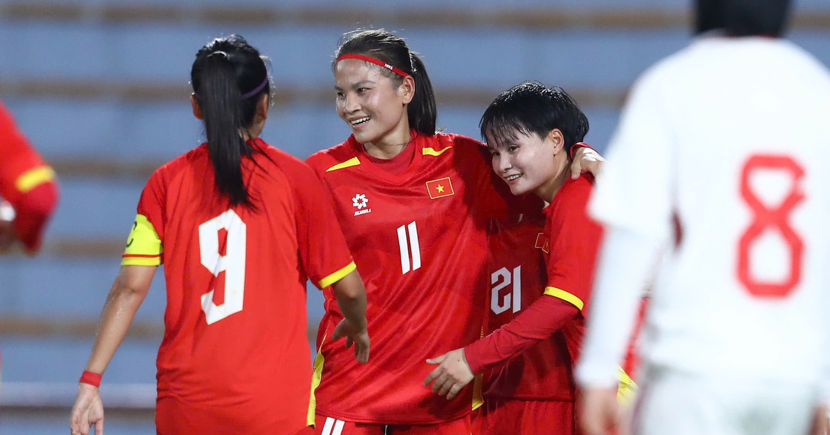 Đội nữ Việt Nam 6-0 UAE: Cơn mưa bàn thắng của thầy trò HLV Mai Đức Chung