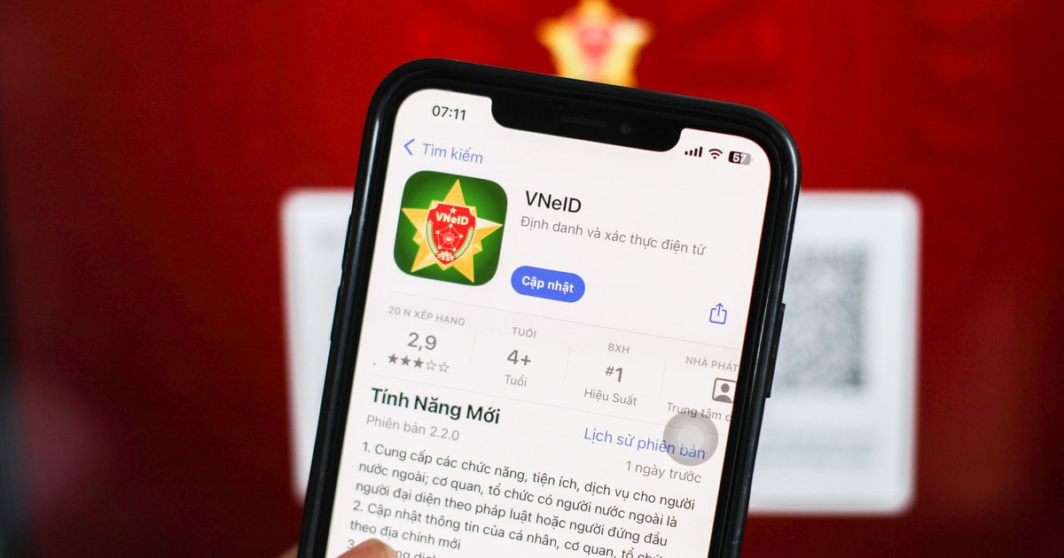 VNeID cập nhật loạt tính năng mới, thêm nhiều dịch vụ công