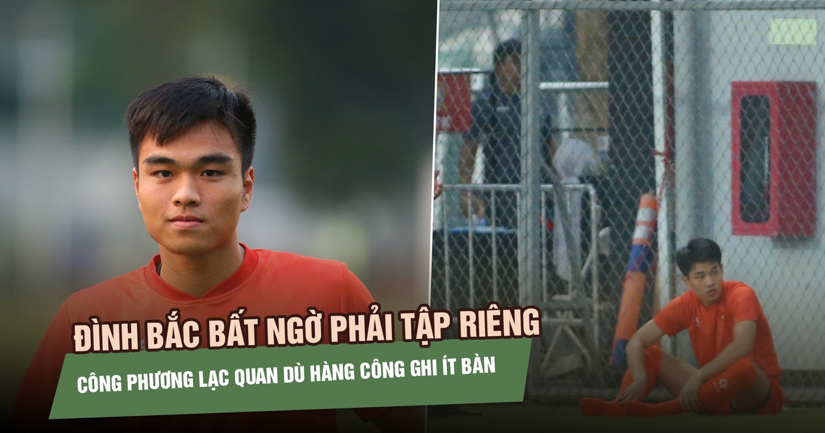 Đình Bắc bất ngờ phải tập riêng, Công Phương tự tin cạnh tranh được với đàn anh