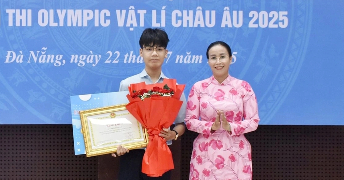 Đà Nẵng tuyên dương học sinh thành tích cao tại kỳ thi Olympic vật lý châu Âu