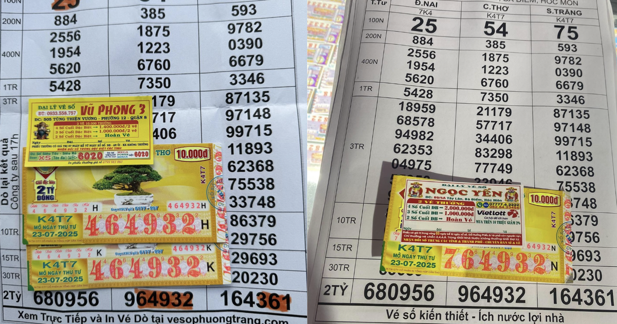Xổ số miền Nam ng&agrave;y 23 th&aacute;ng 7: Kh&aacute;ch ở TP.HCM s&aacute;ng mượn tiền, chiều&hellip; tr&uacute;ng số