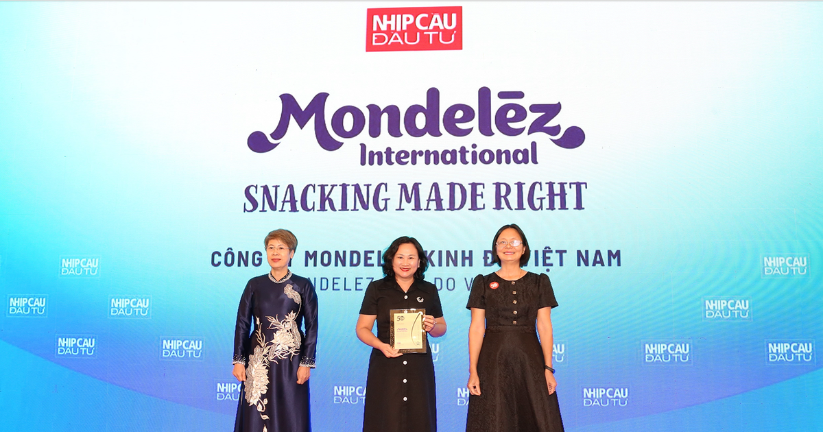 Mondelez Kinh Đô tiếp tục được vinh danh tại Top 50 Doanh nghiệp Phát triển bền vững