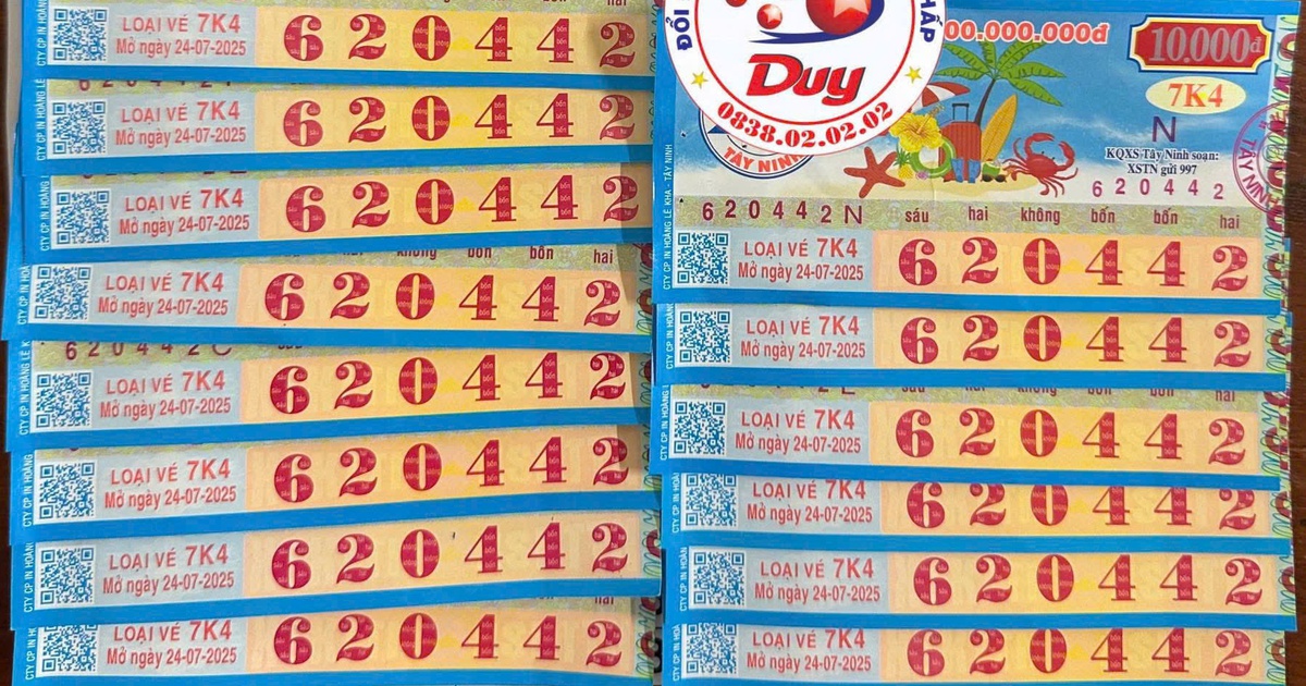 Xổ số miền Nam ng&agrave;y 24 th&aacute;ng 7: Kh&aacute;ch cầm 14 tờ v&eacute; đổi thưởng 420 triệu