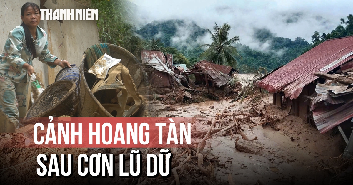 Người dân vùng sạt lở bị cô lập: May còn giữ được mạng sống